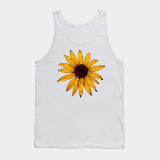 Sunflower Design Tank Top